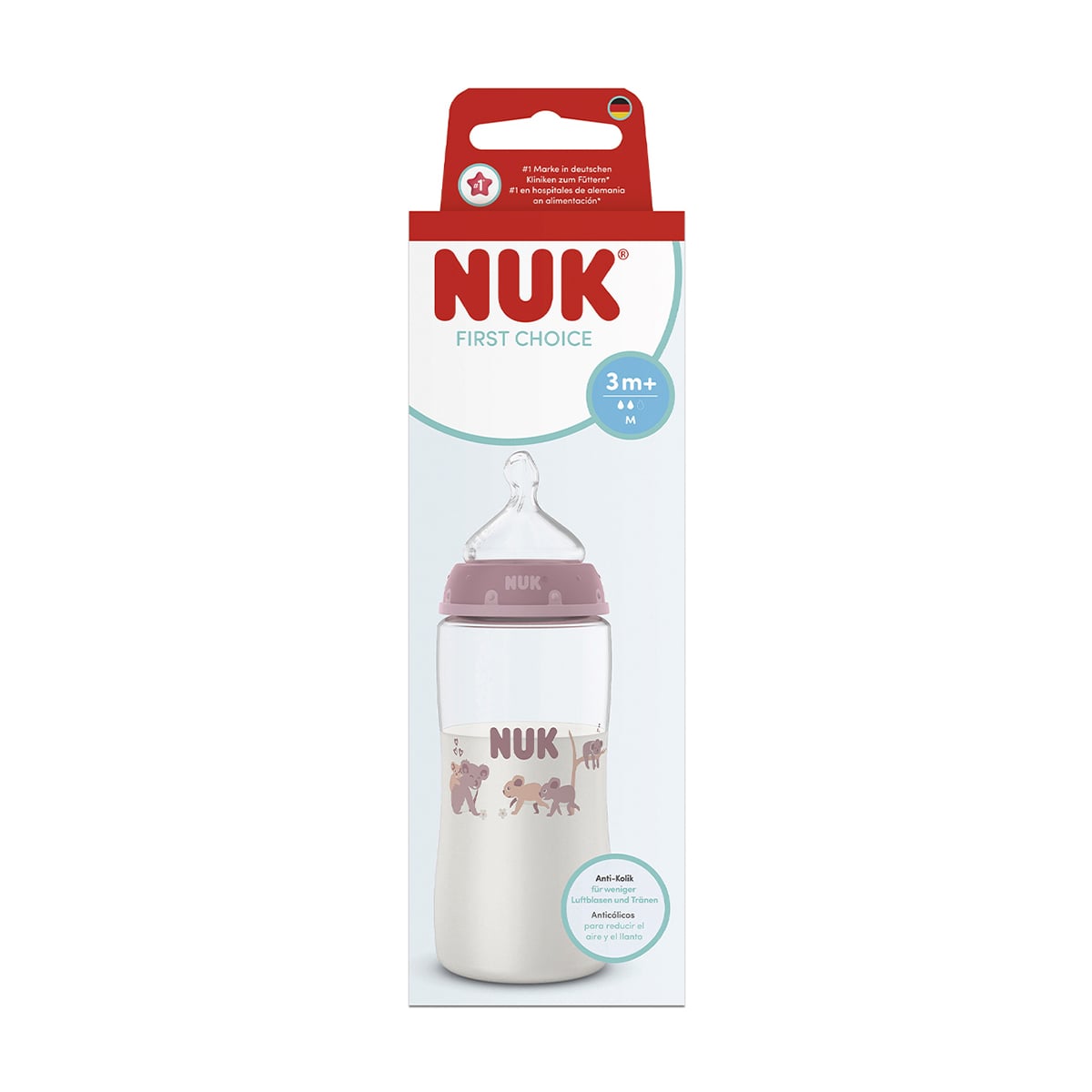 Пляшка для годування NUK First Choice Коала, від 3 місяців, 300 мл (3954225)