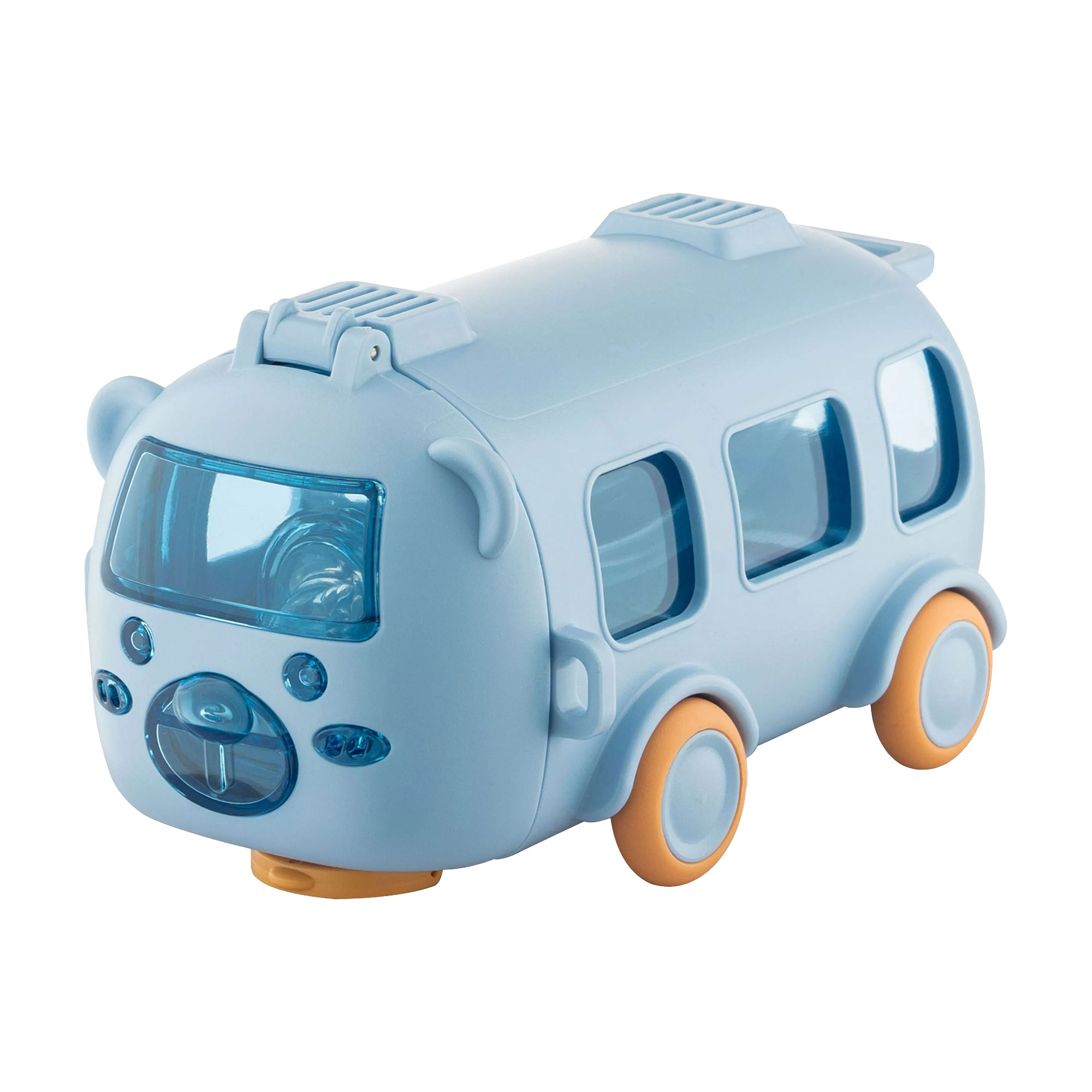 Пляшка для води Ardesto Bear Bus пластикова, блакитна, 500 мл (AR2250BB)